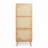 Rattan Panel 3 Flip-Drawer Shoe Cabinet 21.26" W-1786660912