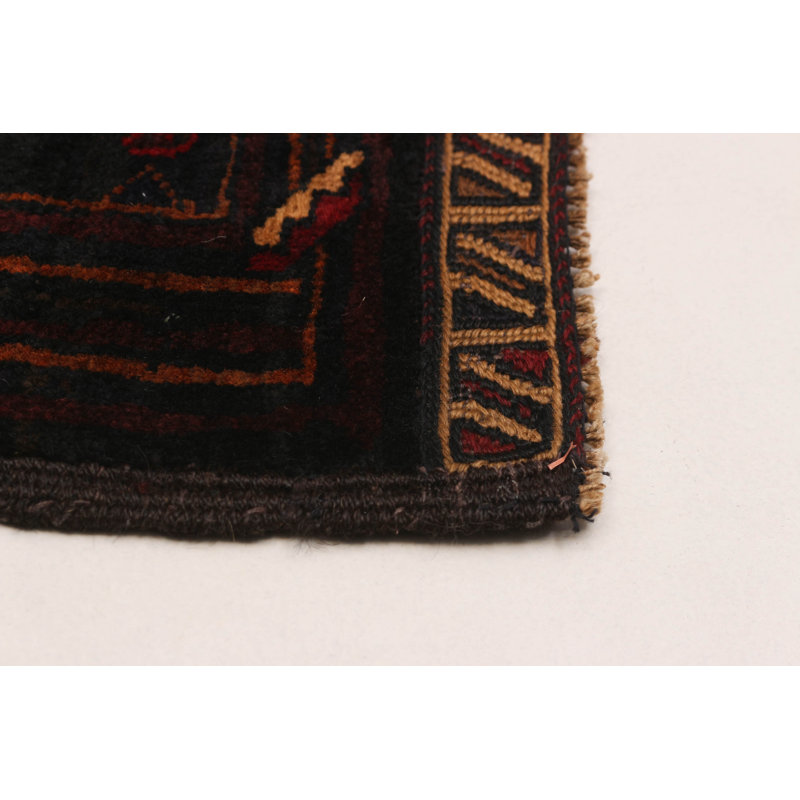 Teimani Black Rug 4'0" x 6'11"