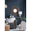 Miroir rond en bois Carter