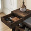 Shoe Bench Storage Shoe Rack with Hidden Compartment, Entryway Furniture-97414029