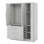 Armoire penderie 4 portes avec tiroirs de rangement-2004764606