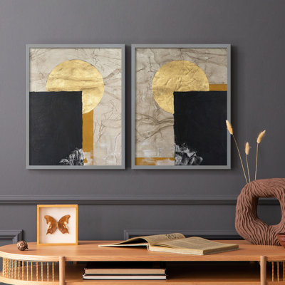 Adorned Geometric I-Premium Framed Print -Ready to Hang - No Nails Required - No Nails Required
