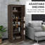 Armoire de rangement moderne avec tablettes de rangement mobiles-11214212