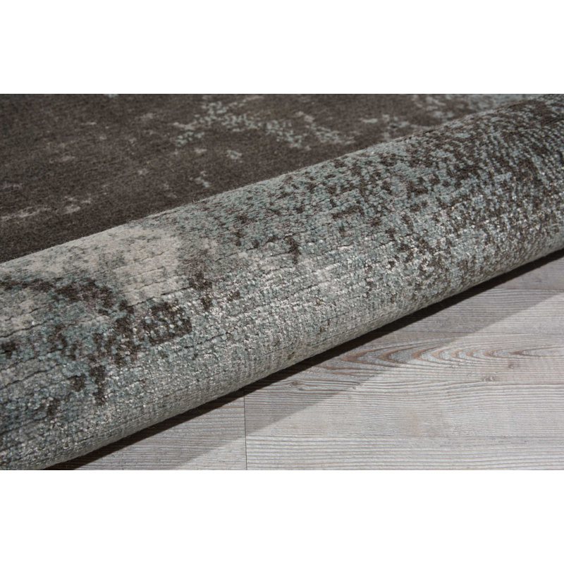 Tapis gris moderne Cannes, Rectangle 2 pi 3 po x 3 pi