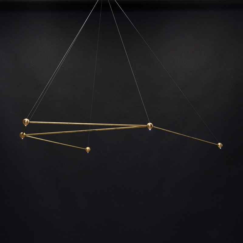 5 - Light Unique Geometric Chandelier