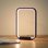 Modern Dimmable Led Bedside Lamp With Usb Port, Touch Control Rectangular Table Bedroom Lamp For Bedroom