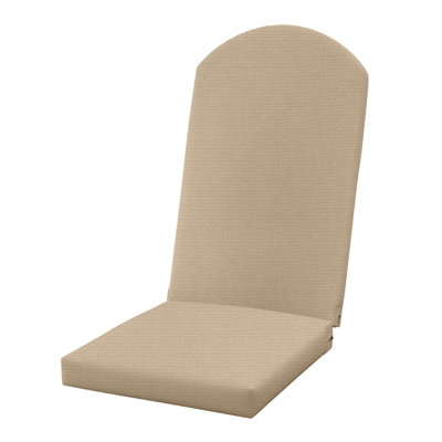 Ensemble de coussins de chaise Sunbrella Adirondack - Coussin de dossier et de siège extérieur, coussin hydrofuge résistant à la décoloration pour chaises de patio, de terrasse et de porche (dossier 24 x 20 x 3, siège 18 x 20 x 3)