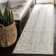 Samaniego Hand Tufted Viscose/Wool Geometric Rug in Ivory/Blue