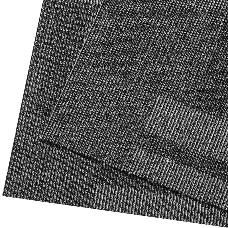 Carreaux de tapis réutilisables, carrés de tapis 24 po x 24 po avec rembourrage attaché, Gris