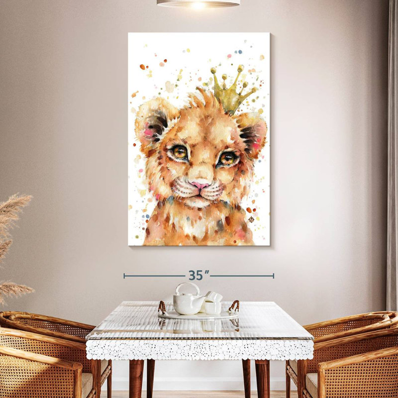 Brampt Little Lion, 51" H x 34" W