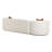 Tov Furniture Fickle Cream Boucle 2-Piece Modular RAF Sofa-1024303466