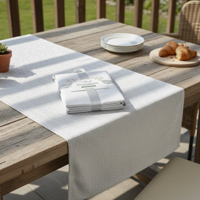 Lurex Tablecloth 60 X 90 Silver
