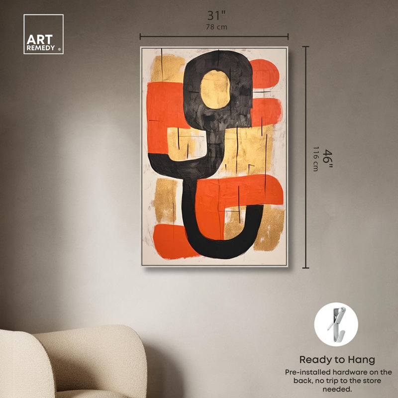 «Anchor over Flag», reproductions d'art sur toile par Art Remedy, H 16 po x l 11 po, Cadre argenté