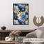 Floral pivoines bleues, impression d'art classique sans cadre-242263207