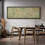 «Abstract Green Flying Birds Illustration Rustic Extra Large», reproduction d'art sur toile encadrée-107118536-111666041