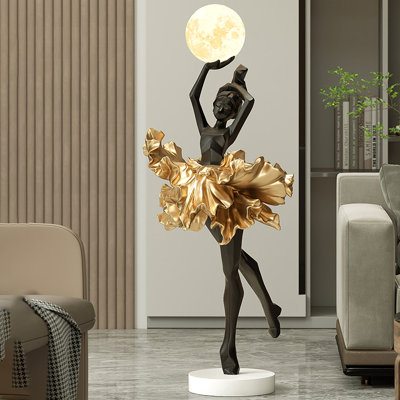 Italian Abstract Sculpture Floor Lamp