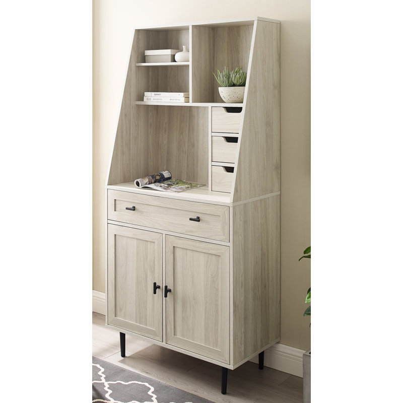 Armoire de rangement à 4 tiroirs Fairlin, Bouleau