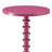 Purple Accent Table With Pedestal Base