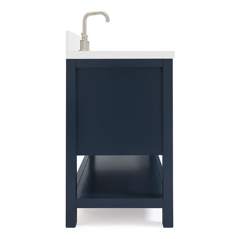 Magnolia Bath Vanity Rectangular Basin S061SWQ, Midnight Blue, Rectangular