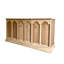 Buffet 70,87 "en bois massif rétro avec finition en bois naturel