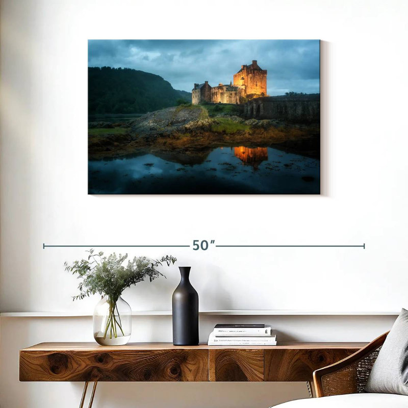 Lilie Eilean Donan Castle In Scotland, 24" H x 36" W