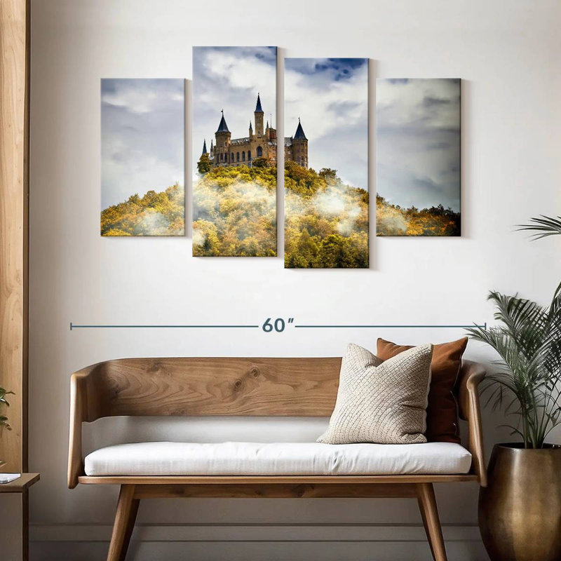 Château Hohenzollern, H 32 po x l 52 po
