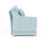 30 canapé d'angle gauche avec 1 oreiller - bleu