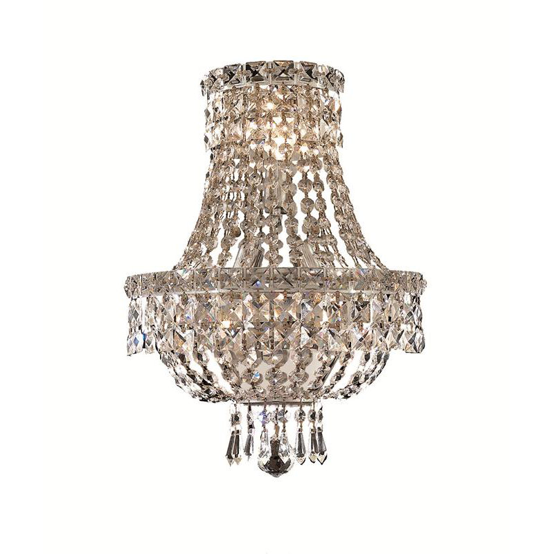 Stinnett Flush Mounted Sconce, Chrome