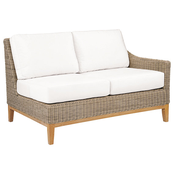 Frances Outdoor 2 - Seat Loveseat, Canvas Rain, Frances Willow