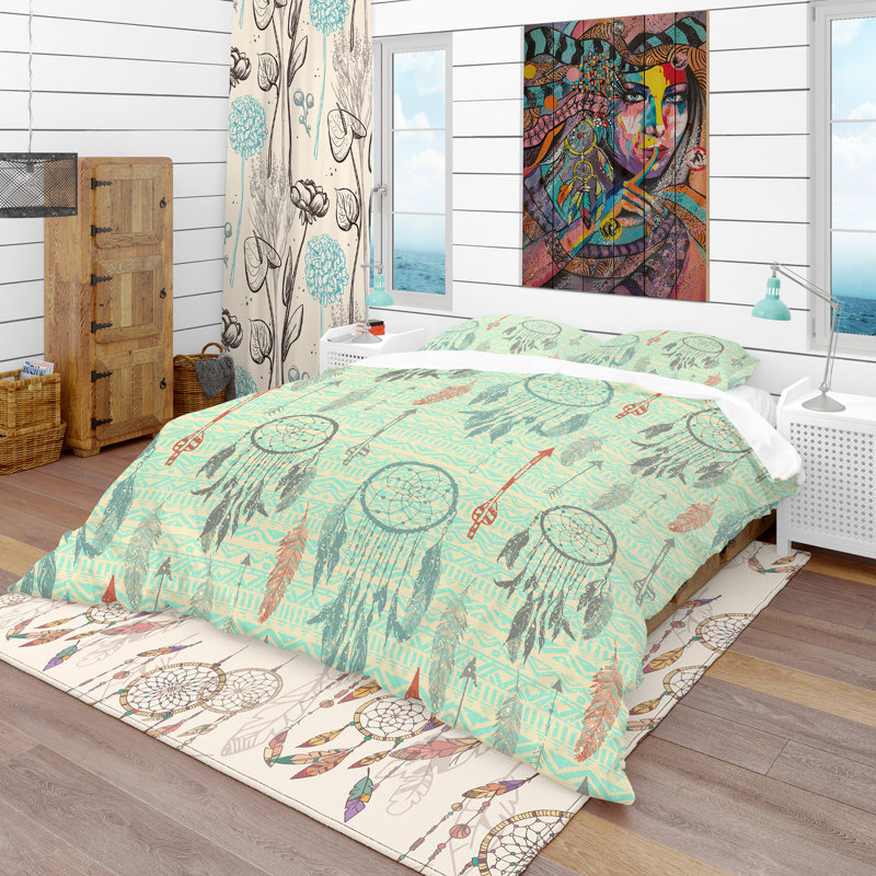 Ensemble de housse de couette sud-ouest, Housse de couette double / grand + 2 taies