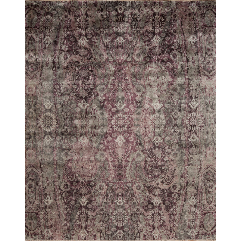 European Reserve Hand Knotted Wool Area Rug, Rectangle 10' x 14'