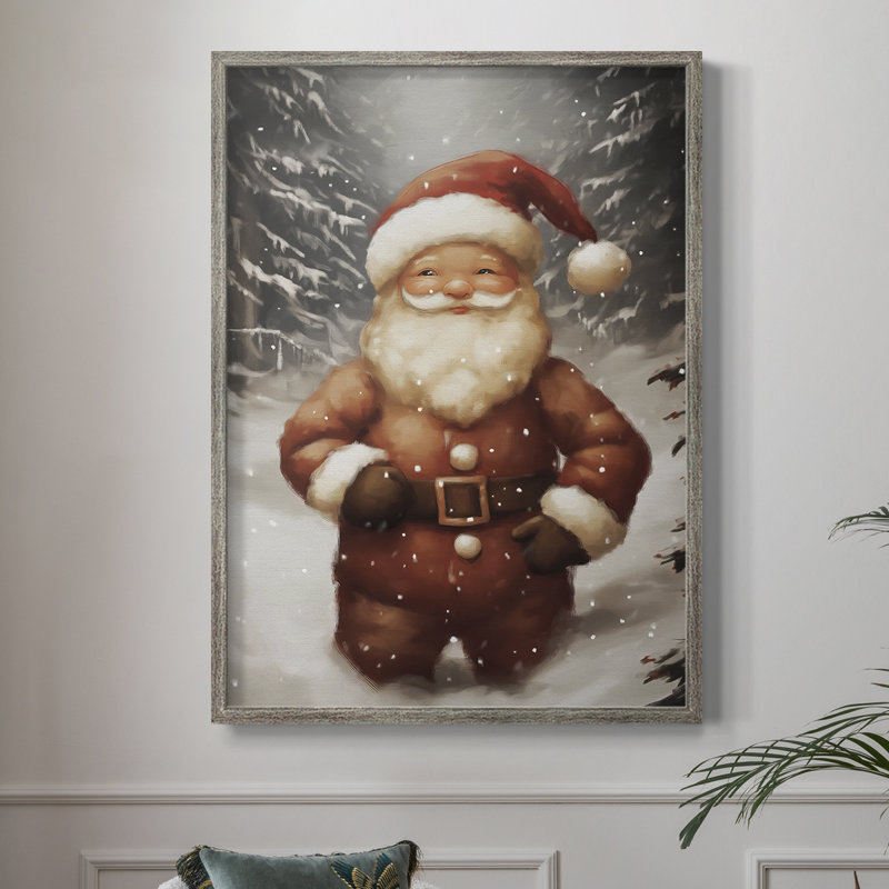 Art des Fêtes de Noël - série 2 - CC XXXII, reproduction encadrée - bois massif, H 11 po x l 9 po