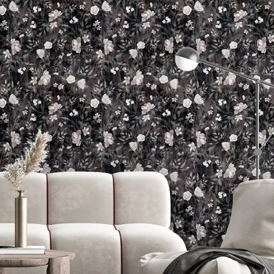 Rouleau de papier peint autocollant Midnight Bloom