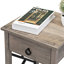 Table de bout avec rangement Alguno
