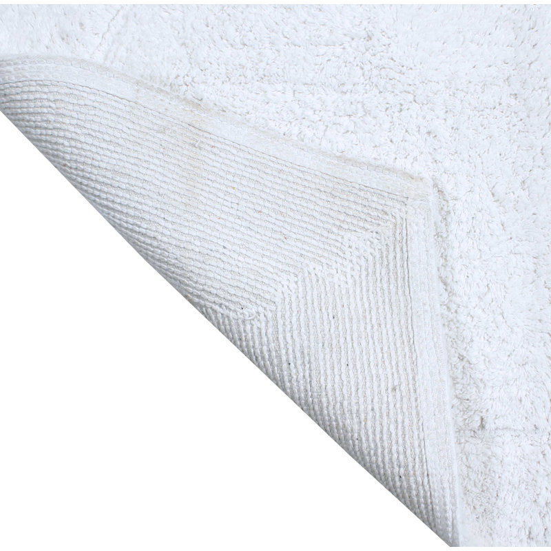 Ensemble de tapis pour salle de bain 6 pièces Ches, Blanc