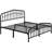 Valor Bed Frames Metal Platform Bed with Headboard-422472768-454352538