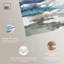 «Coral Coastal Blue Art», ensemble de 2 impressions sur toile par -1824183437-1824183427-1824183431