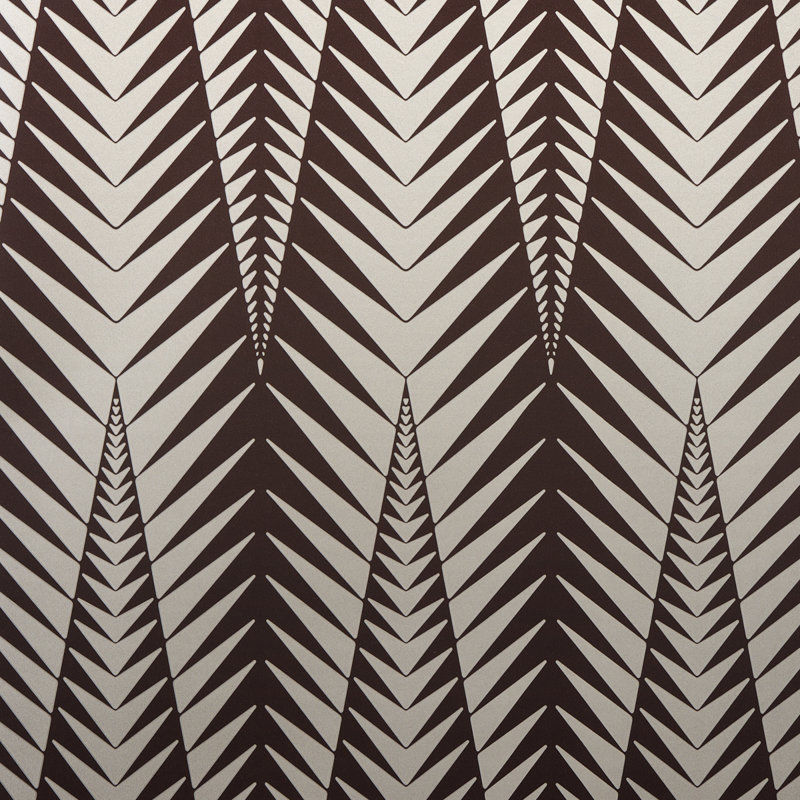 Schumacher x Neisha Crosland Zebra Wallpaper, Brown/Silver