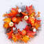 Faux Lighted Pine Polyester 55cm Wreath