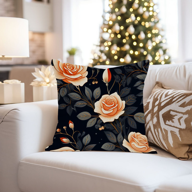  Floral Pillow Cover