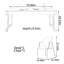 Bureau d'ordinateur Italian Slimal Design