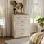 Commode verticale 6 tiroirs H 40,4 "