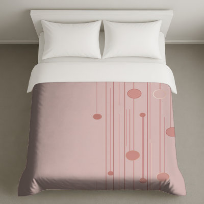 Housse de couette à motif abstrait