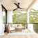 Aura sophisticated 52 In.Indoor Ceiling Fan With LED Light Bulbs And Remote Control