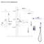 Système complet de douche et robinet de douche avec valve brute-65254496