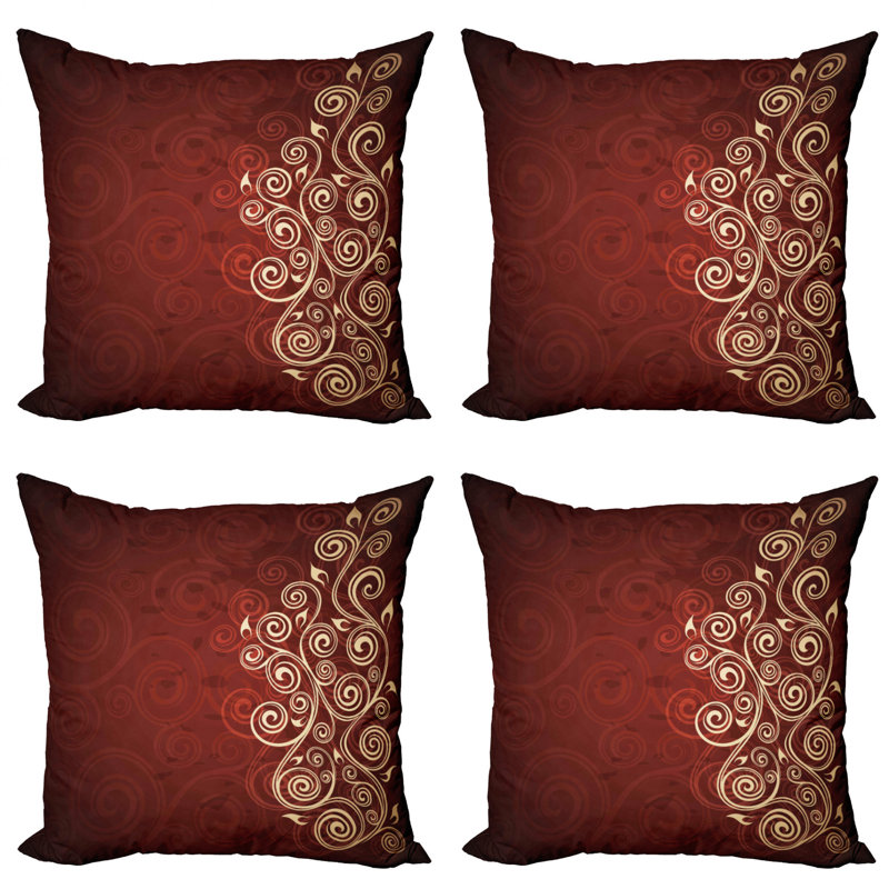 Floral Reversible Pillow Cover, 24" x 24"