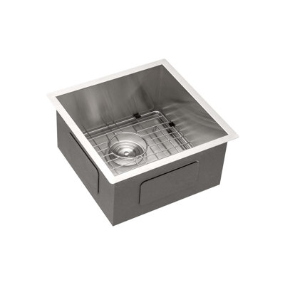 13 Inch Undermount Sink - 13"x15"x9" Undermount Stainless Steel Kitchen Sink 16 Gauge 9 Inch Deep Single Bowl Kitchen Sink Basin