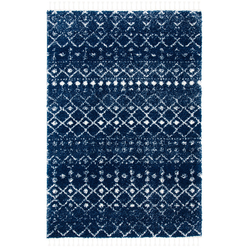 Tapis à poils longs Akifa, Rectangle 3 pi 3 po x 5 pi 3 po