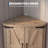 64.8"H Farmhouse Corner Cabinet with Doors, Adjustable Shelves, Triangle Storage Cabinet for Kitchen, Bathroom, Living Room-1246915420