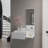 Floating Hallway Cabinet Lowell, Living Room-200900355